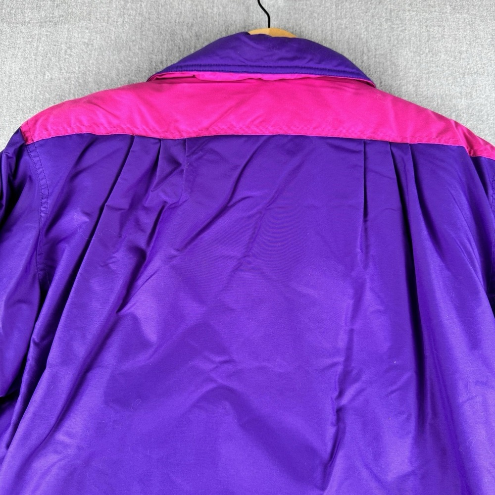 Vintage Helly Hansen Europa Ski Jacket Purple Pink Sz 12 Made Korea 90s - Picture 14 of 16